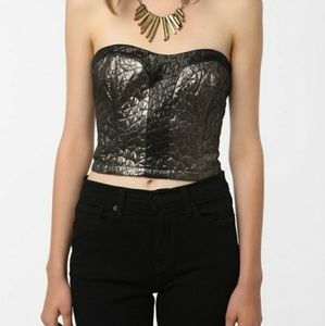 Urban Outfitters Sparkle & Fade Bustier corset Top